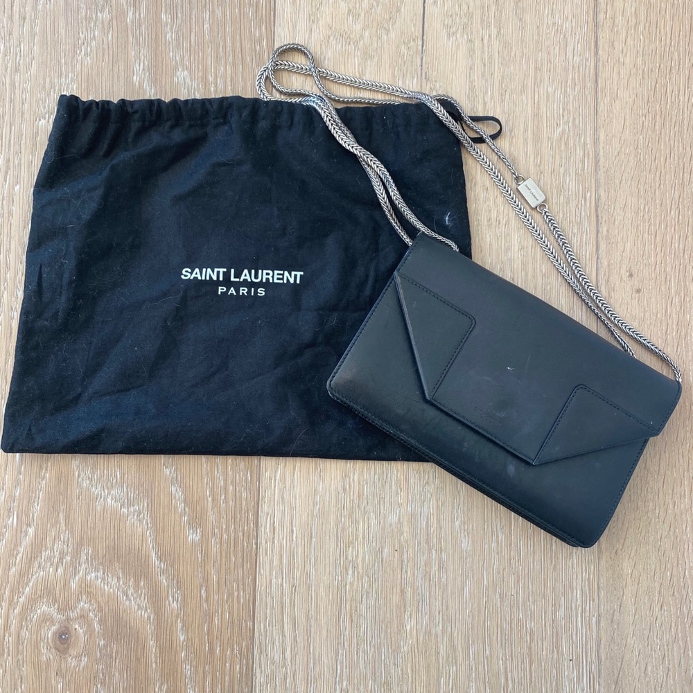 Saint Laurent Betty Mini Black Shoulder Bag